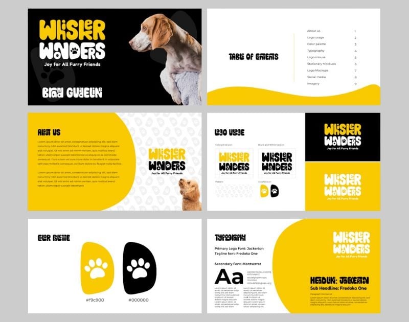 brand design services pet services