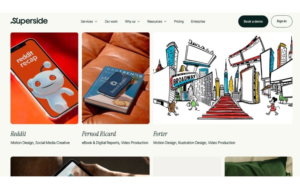 Penji vs. Superside Superside portfolio