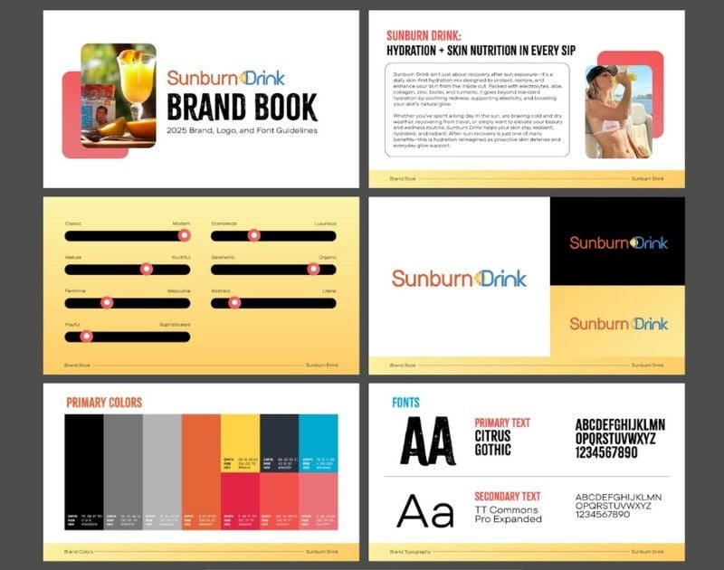 brand design agency brand book by Penji
