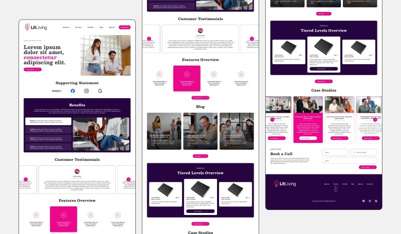 Remote graphic design team