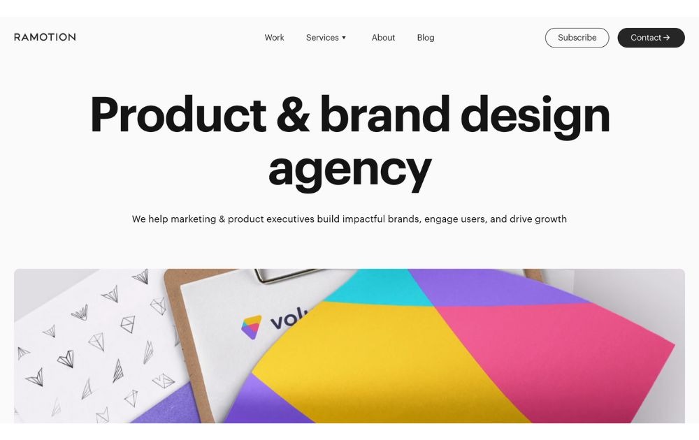 best design agency in California Ramotion