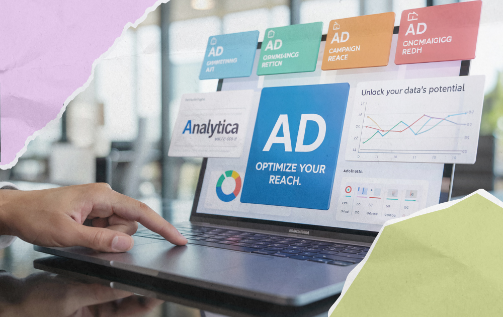 Graphic design services for advertising