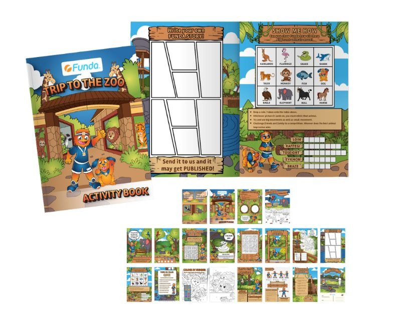hire illustrator activity book illustation