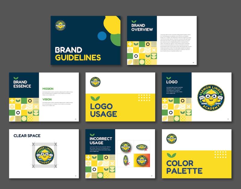 brand identity design services brand guidelines by Penji