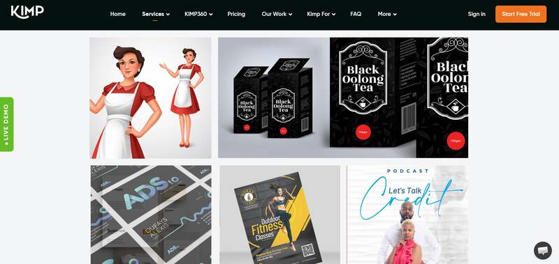 Custom graphic design service