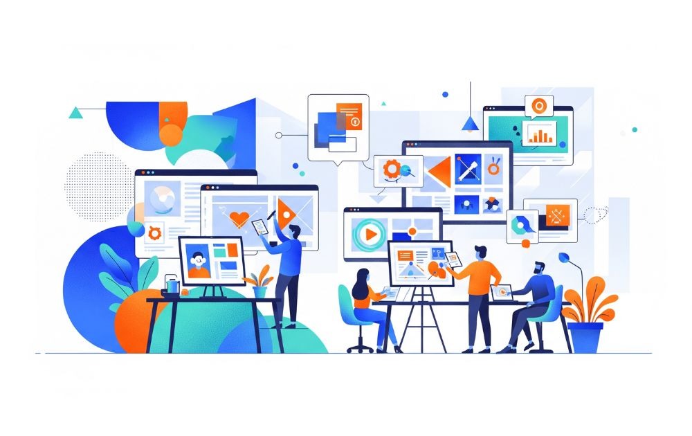 The Perfect Design Blend: Human Creativity + AI in Graphic Design image from Gemini