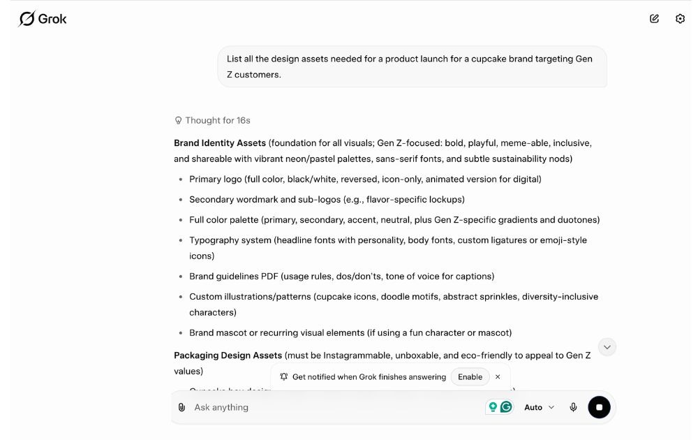 The Perfect Design Blend: Human Creativity + AI in Graphic Design content calendar via Grok