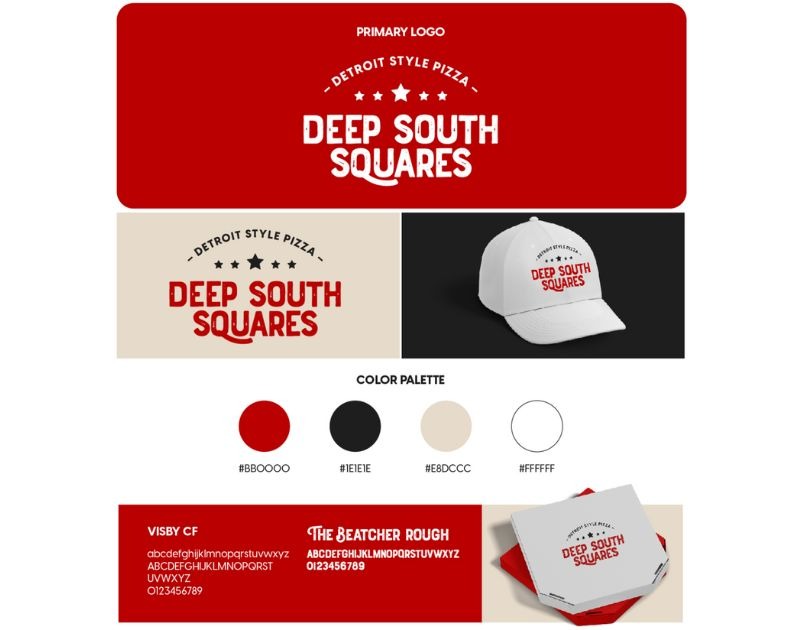 graphic design services for business branding kit design