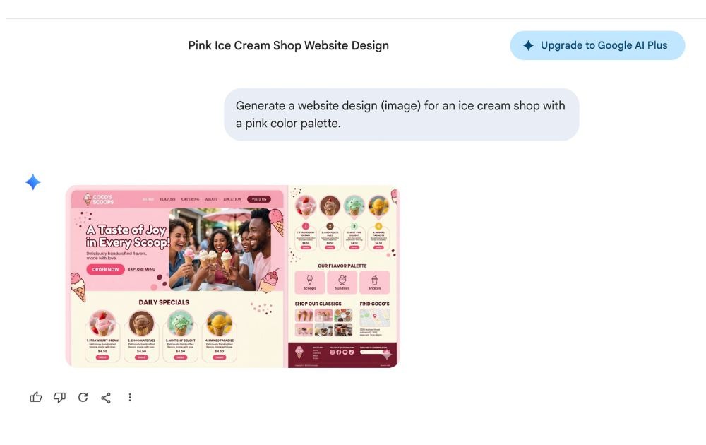 AI tools for design services Google Gemini
