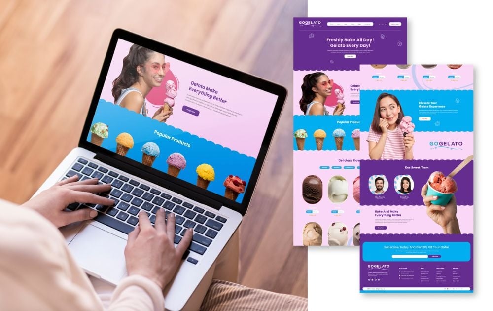 AI tools for design services web design by Penji