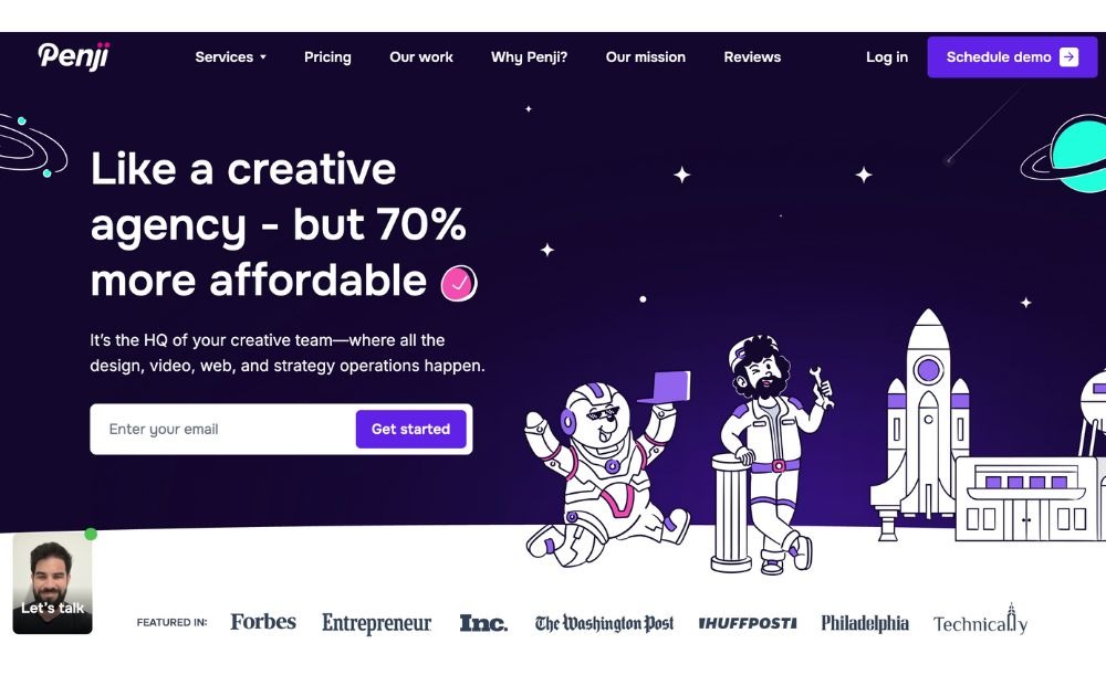 on-demand graphic design Penji